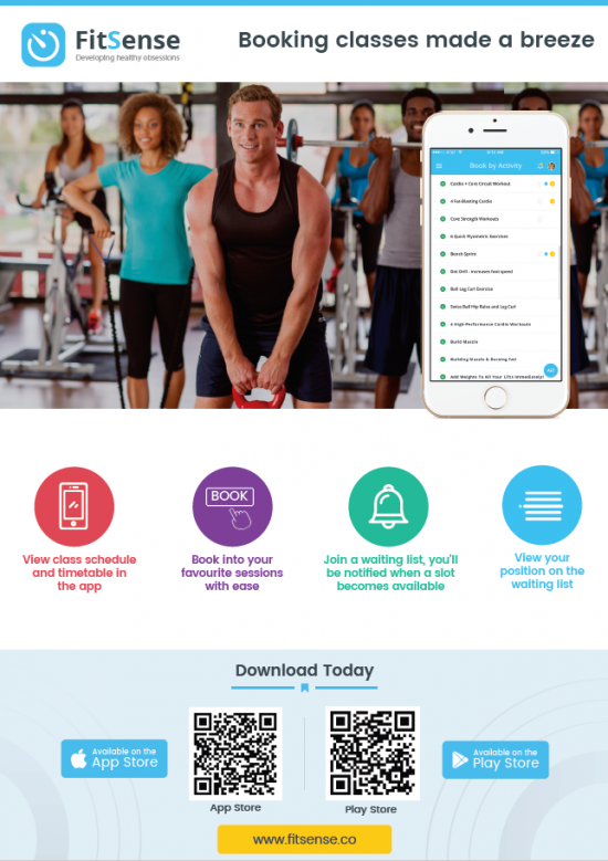 booking classes fitsense