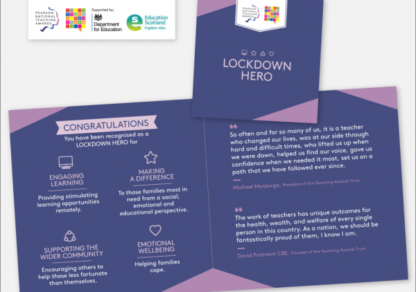 Pearson Lockdown Hero full MA Feb 2021