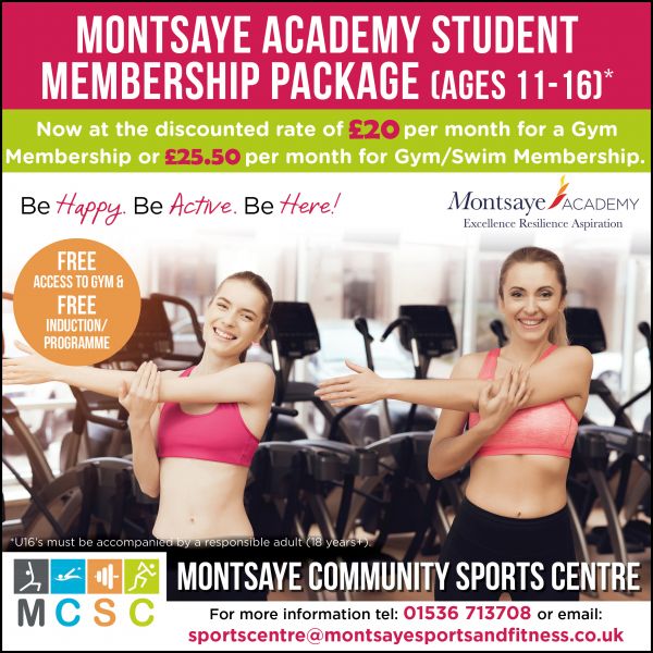 MCSC Student Gym Membership Package