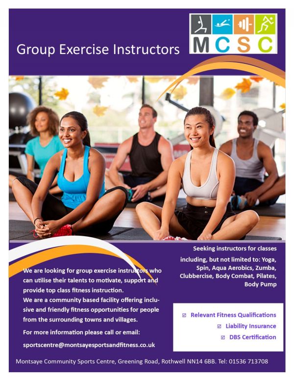 Group Exercise Instructors