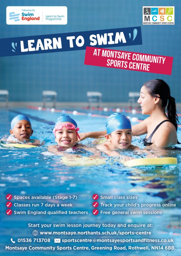 MCSC A3 Swimming Lessons Poster 2