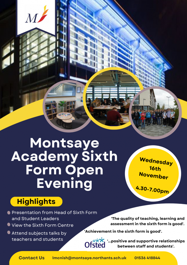 Open Evening 2022 Flyer