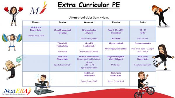 EC timetable